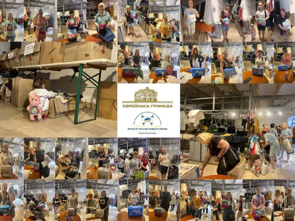 Єврейська громада Києва продовжує підтримку переміщених осіб (ВПО) та незахищених верств населення в Україні