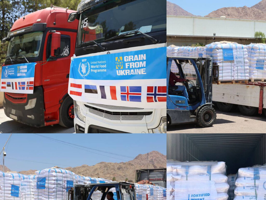 З Туреччини до Йорданії прибуло судно з 1 тис. тонн борошна для Сектору Газа в рамках програми «Зерно з України» та «Формули миру» Зеленського