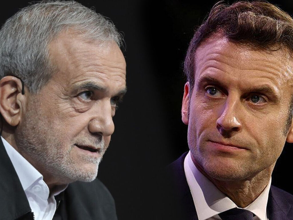 Макрон закликав нового президента Ірану не підтримувати «агресивну війну» Росії проти України та зробити все можливе, щоб уникнути військової ескалації між Ізраїлем та Ліваном