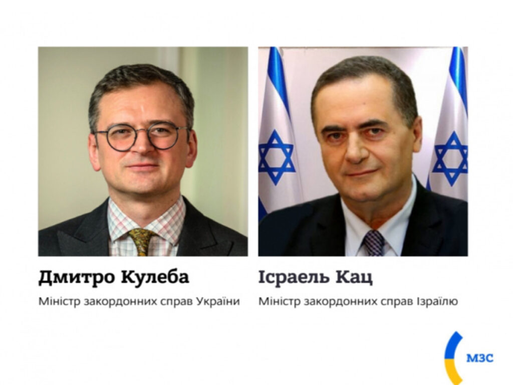 Глави МЗС України та Ізраїлю обговорили погрози від РФ, Ірану та КНДР