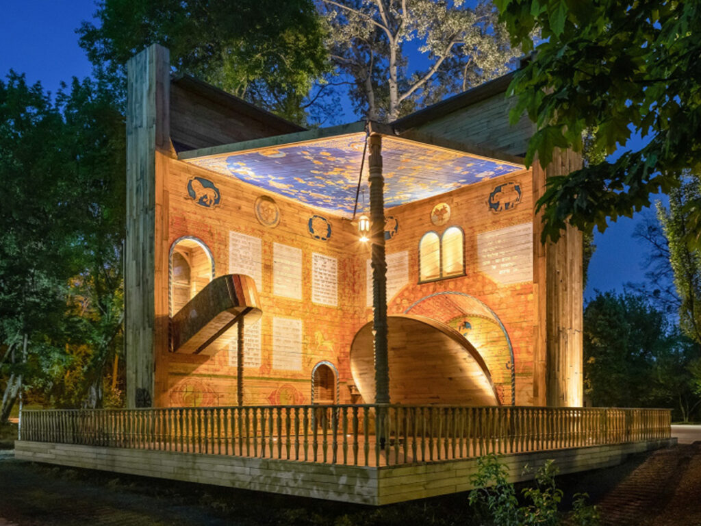 Розкрито таємницю зображень на синагозі «Місце для роздумів» у Бабиному Яру (Київ, Україна)