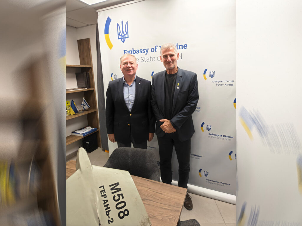 Яїр Голан обговорив із послом України Корнійчуком можливості припинення війни та спільні дії Ізраїлю та України