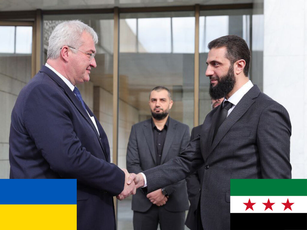 Україна та нова Сирія обговорили стратегічне партнерство, розслідування злочинів Асада та гуманітарну допомогу у рамках програми «Зерно з України»