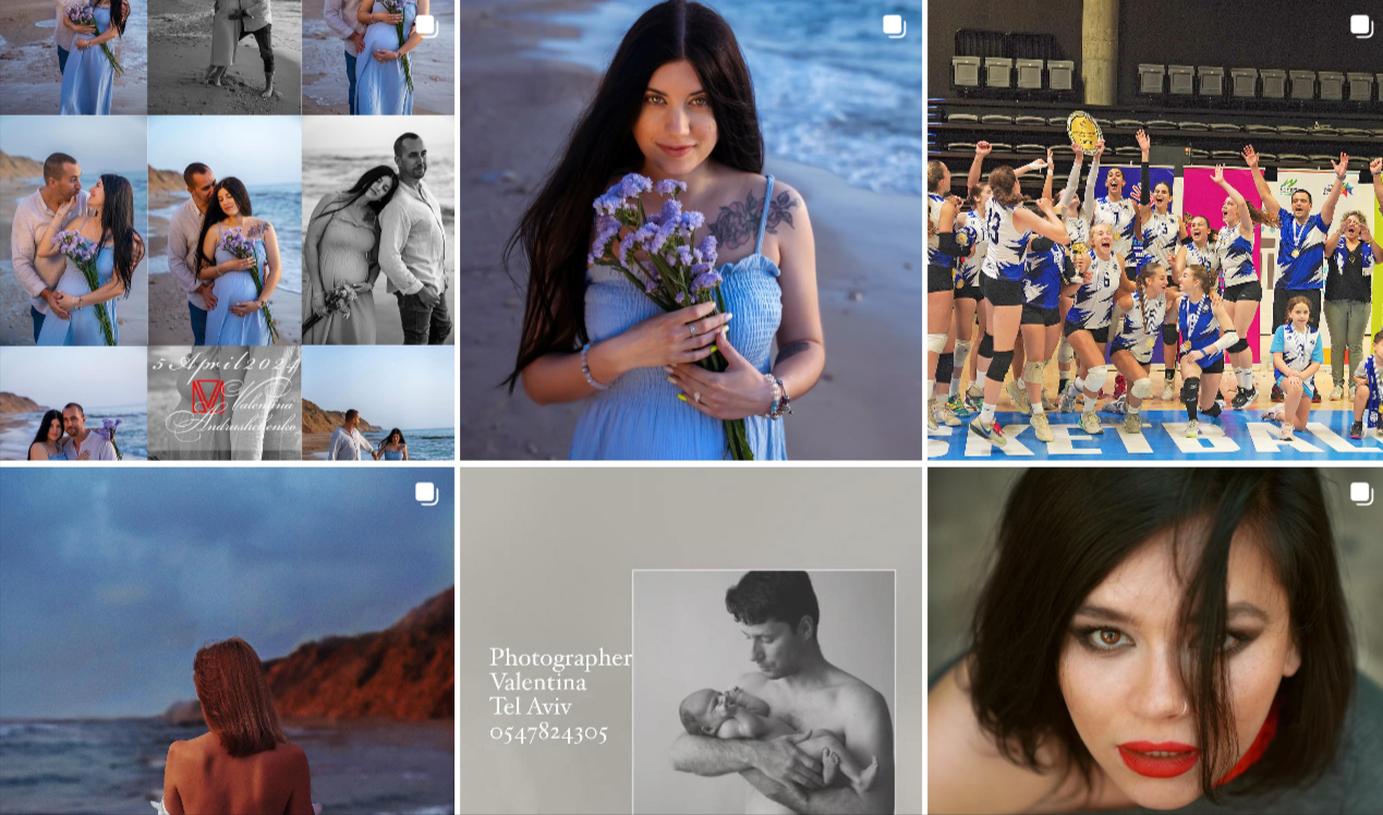 Фото- й відеозйомка. Фотографиня Валентина Андрущенко в Тель-Авіві